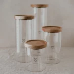 Eulenschnitt Vorratsglas Herz schwarz 13 cm, Detailansicht 5 | One Horizon