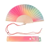 Fisura Handfächer Gradient Pink & Green | One Horizon