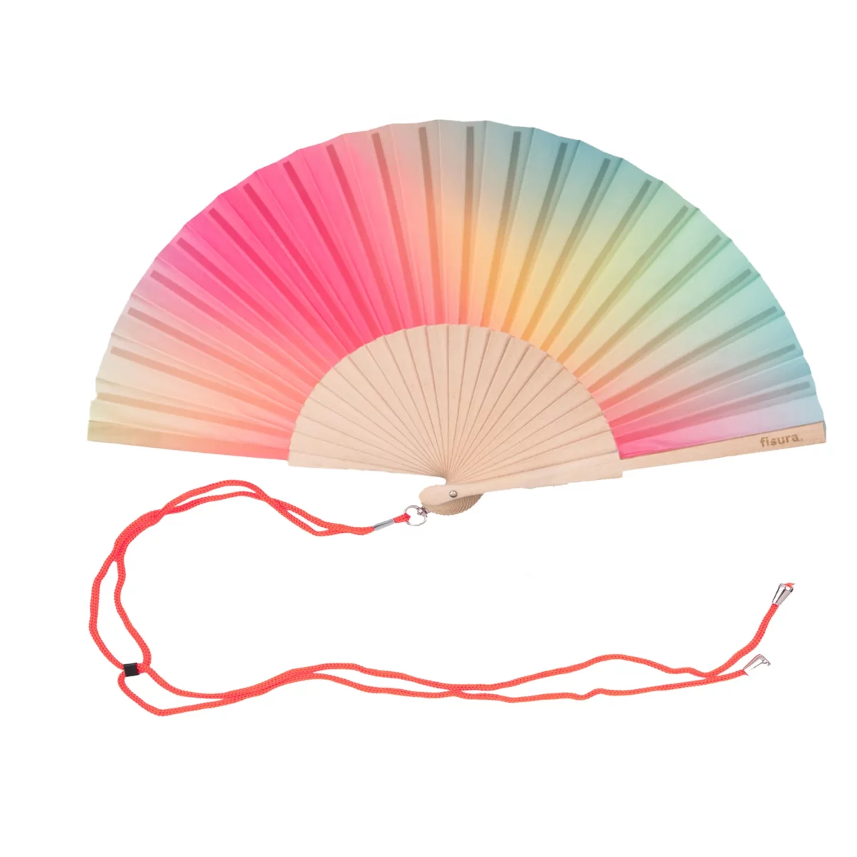 Éventail Fisura « Gradient Pink & Green », vue détaillée 9 | One Horizon