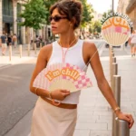 Éventail Fisura « I'm Chill », vue détaillée 4 | One Horizon