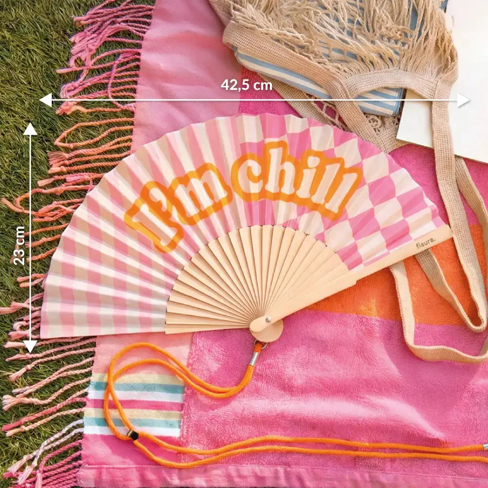Éventail Fisura « I'm Chill », vue détaillée 5 | One Horizon