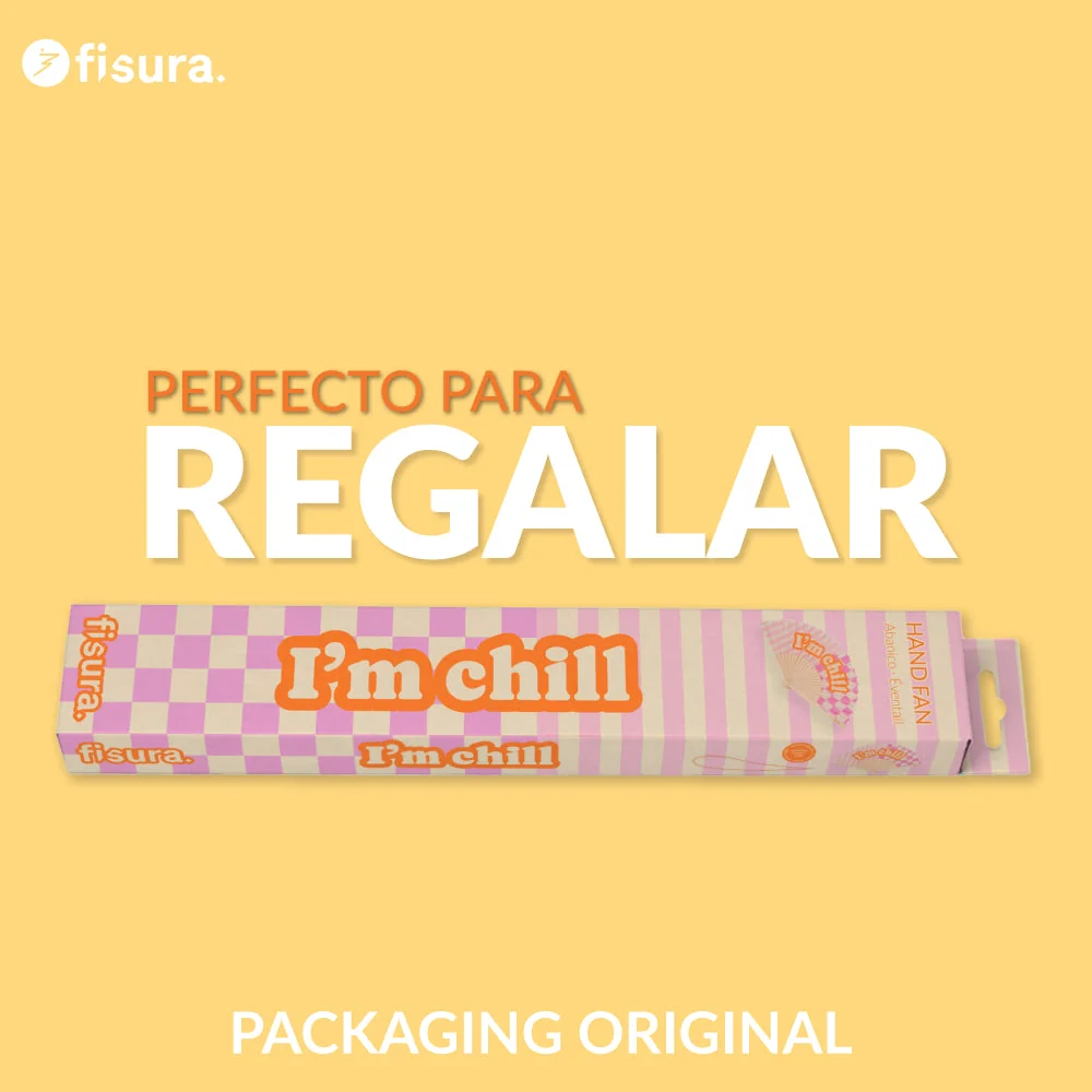 Éventail Fisura « I'm Chill », vue détaillée 6 | One Horizon