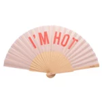 Éventail Fisura « I'm Hot » Beige, vue détaillée 5 | One Horizon