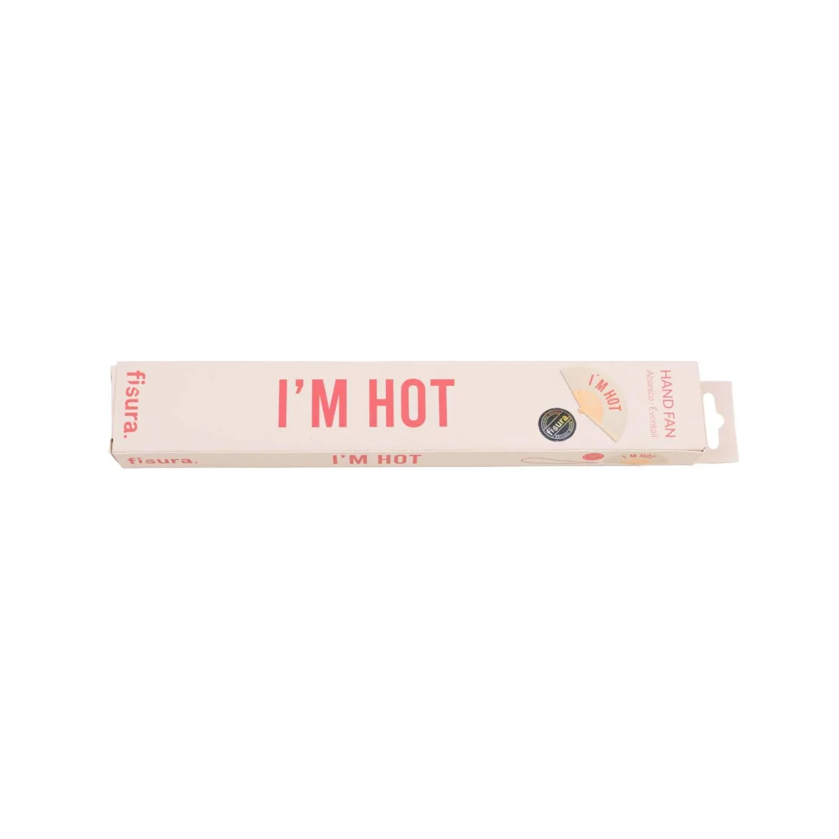 Éventail Fisura « I'm Hot » Beige, vue détaillée 7 | One Horizon