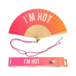 Fisura Handfächer I'm Hot Pink & Orange Gradient | One Horizon