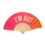 Éventail Fisura « I'm Hot » rose vif et orange dégradé, vue détaillée 5 | One Horizon