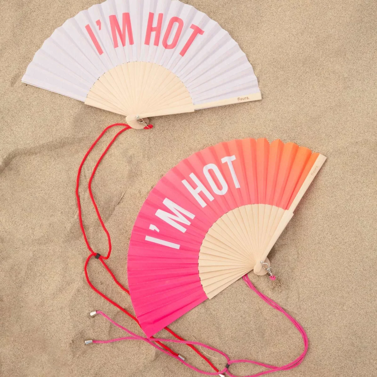 Éventail Fisura « I'm Hot Pink & Orange Gradient », vue détaillée 11 | One Horizon