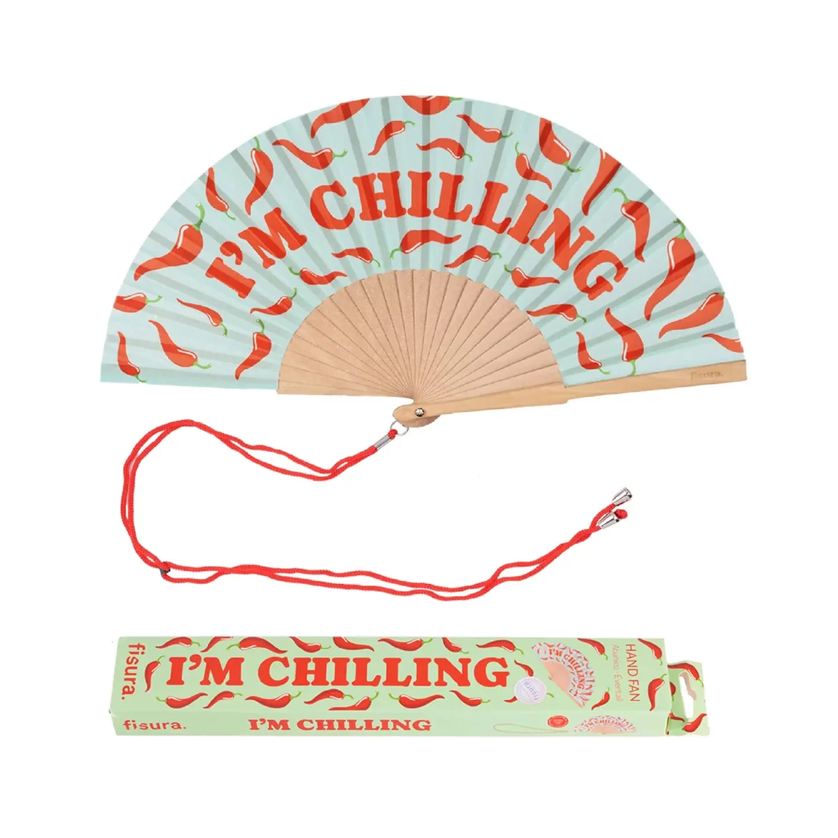 Fisura Handfächer Mint I'm Chilling | One Horizon