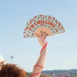 Éventail Fisura « Mint I'm Chilling », vue détaillée 4 | One Horizon