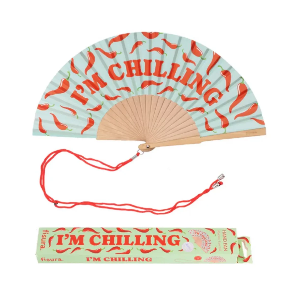 Éventail Fisura « Mint I'm Chilling », vue détaillée 5 | One Horizon