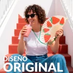 Éventail Fisura « Strawberries », vue détaillée 2 | One Horizon