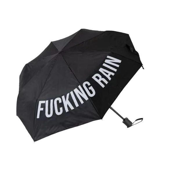 Parapluie « Fucking Rain » noir