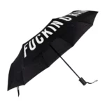 Parapluie Fisura « Fucking Rain » noir, vue détaillée 7 | One Horizon