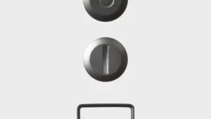 Einzelteile des Orbitkey Schliessmechanismus als Beispiel für Ersatzteile
