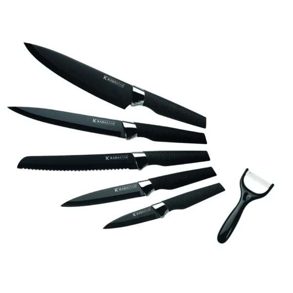 Ensemble de couteaux Noir