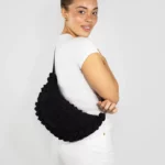 Children's Crossbody Bag, Black, Detail View 4 | One Horizon