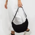Children's Crossbody Bag, Black, Detail View 6 | One Horizon