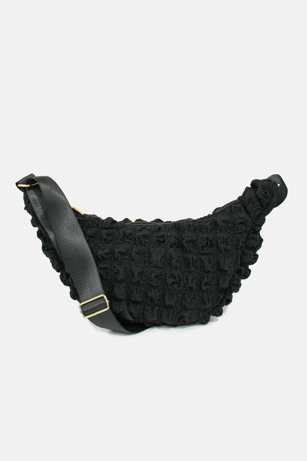 Children's Crossbody Bag, Black, Detail View 8 | One Horizon