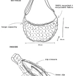 Kids' Crossbody Bag, Black, Detail View 10 | One Horizon