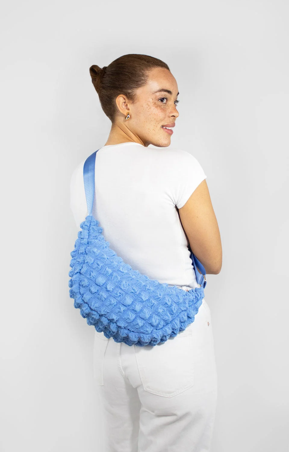 Kids' Cross-Body Bag, Blue, Detail View 6 | One Horizon