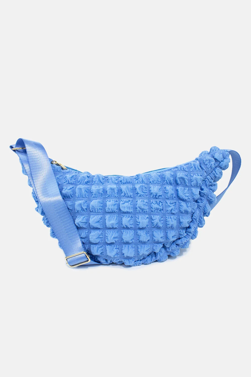 Children's Crossbody Bag, Blue, Detail View 9 | One Horizon