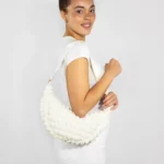 Children's Crossbody Bag, Cream, Close-up 6 | One Horizon