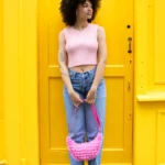 Kids' Crossbody Bag, Pink, Detail Shot 5 | One Horizon