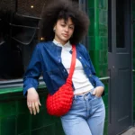 Kids' Crossbody Bag, Red, Detail View 5 | One Horizon
