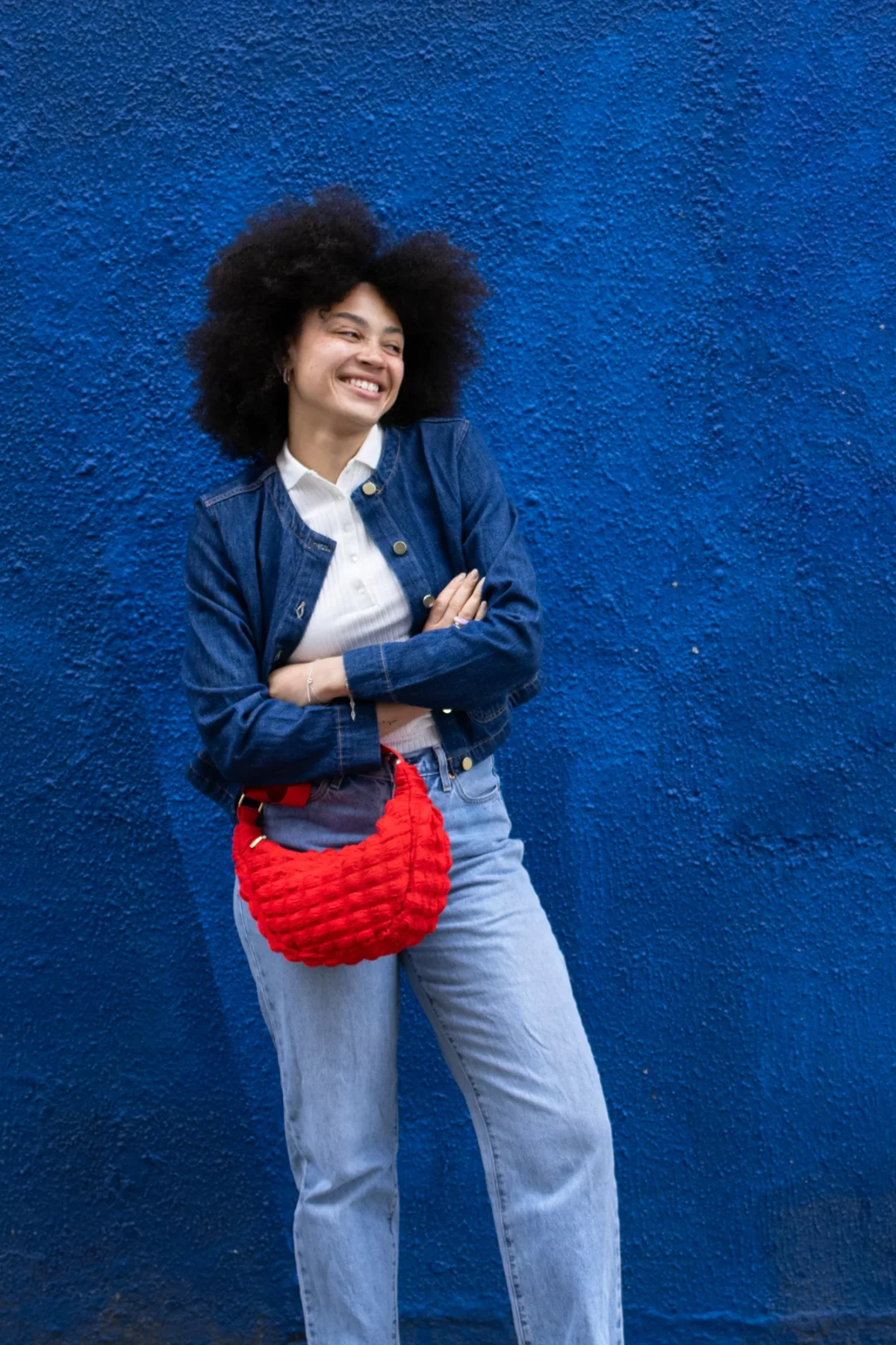 Children's Crossbody Bag, Red, Detail View 7 | One Horizon