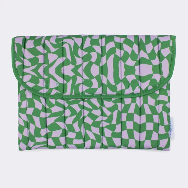 Laptop-Hülle - Wavy Check, 16"