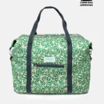 Sac de voyage pour enfant « Abstract Flowers » - Vert + rose | One Horizon