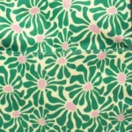Sac de voyage pour enfant « Abstract Flowers » - Vert + Rose, vue détaillée 3 | One Horizon
