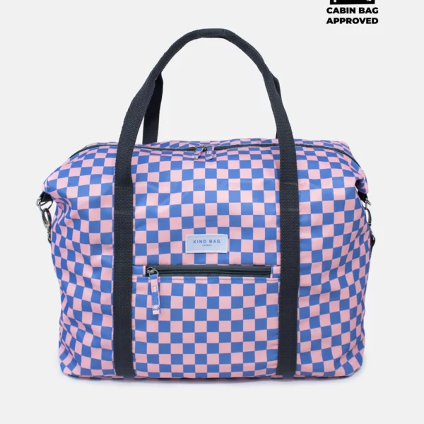 Weekender - Checkerboard - Pink+Blue