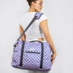 Sac de voyage pour enfant « Checkerboard » - Rose + Bleu, vue détaillée 6 | One Horizon