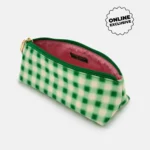 Kids' Bag Essentials Case, Blurred Plaid | One Horizon