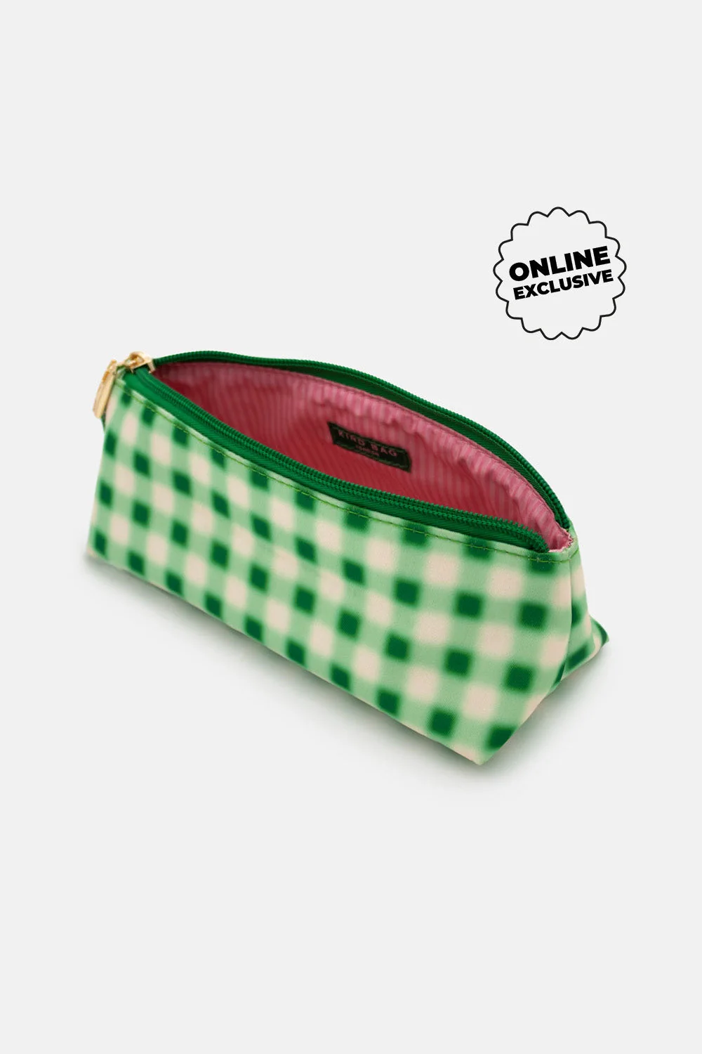 Kids' Bag Essentials Case, Blurred Plaid | One Horizon