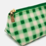 Kids' Bag Essentials Case, Blurred Plaid, Close-up 12 | One Horizon