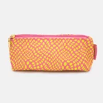 Kids' Bag Essentials Case, Twisted Polka, Pink & Yellow, Detail View 5 | One Horizon