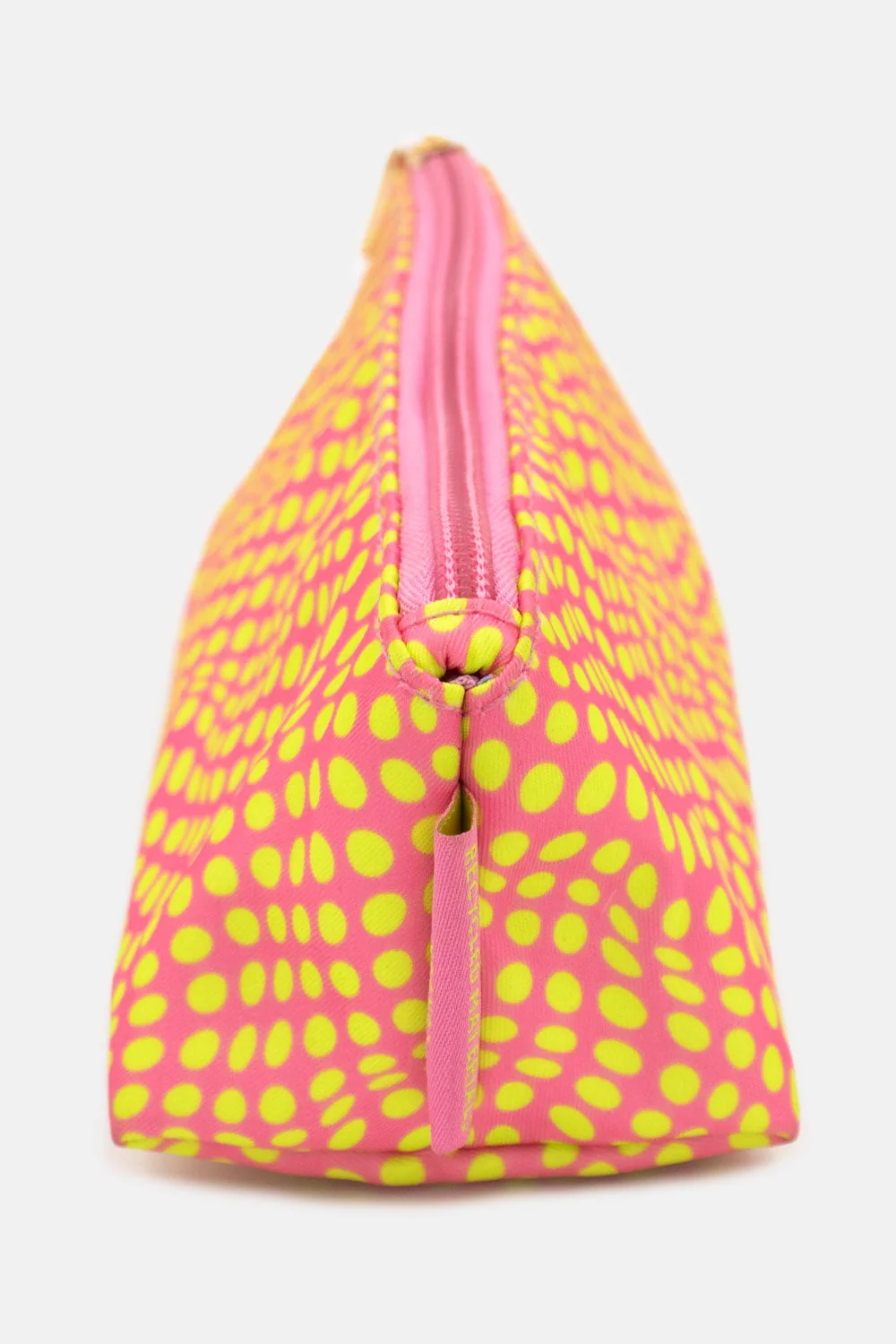 Kids' Bag Essentials Case, Twisted Polka, Pink & Yellow, Detail View 8 | One Horizon