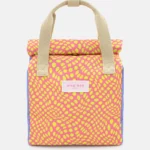 Lunch bag Twisted Polka Pink & Yellow