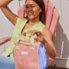 Kind Bag Lunch Bag Twisted Polka Pink & Yellow, Detailansicht 5 | One Horizon