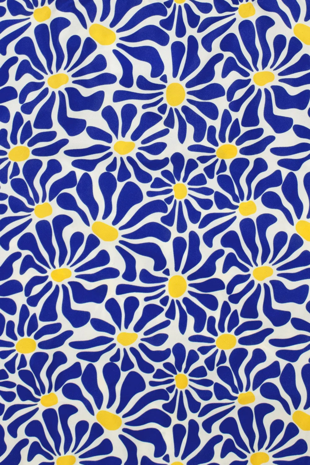 Kind Bag Medium Bag Abstract Flowers Blue, Detail View 3 | One Horizon