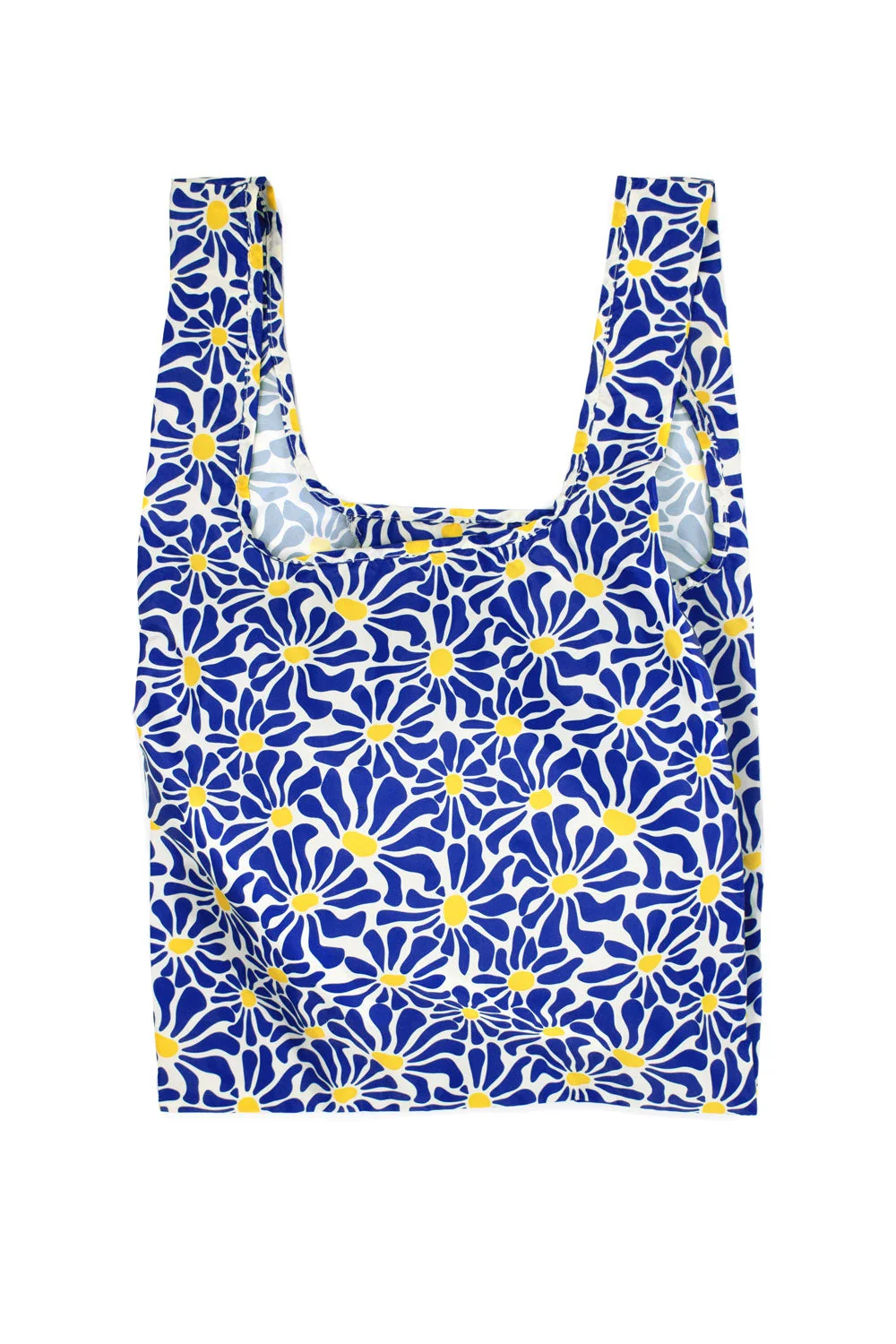 Kind Bag Medium Bag Abstract Flowers Blue, Detail View 10 | One Horizon