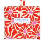Kind Bag Medium Bag Abstract Flowers Red, Detail View 11 | One Horizon