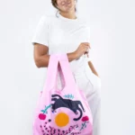 Kind Bag Medium Bag AH Leaping Cats, Detail View 4 | One Horizon