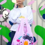 Children's Bag, Medium Bag, AH Leaping Cats, Detail View 5 | One Horizon