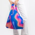 Kind Bag Medium Bag Aurora Blue & Pink, Detail View 2 | One Horizon