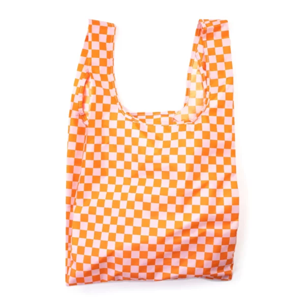 Medium Bag - Checkerb. Pink & Orange