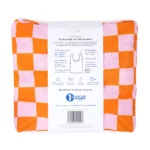 Kind Bag Medium Bag Checkerb. Pink & Orange, Detail View 3 | One Horizon