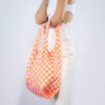 Kind Bag Medium Bag Checkerb. Pink & Orange, Detail View 5 | One Horizon